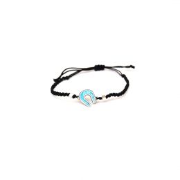 Knitted Bracelet With Horseshoe