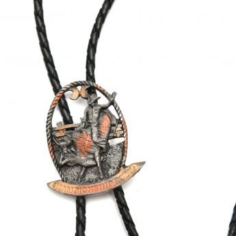 Bolo Tie "Bronze Bull Rodeo"