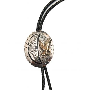 Γραβάτα Wstern 'Black And Silver Classic'