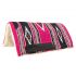Acrylic WESTERN Saddle Pad With Fur, Pink