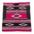 Acrylic WESTERN Saddle Pad With Fur, Pink