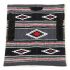 Acrylic WESTERN Saddle Pad With Fur,Gray