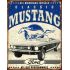 Tin Sign "Classic Ford Mustang"