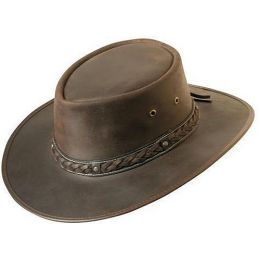 Australian Leather Hat COOPERS