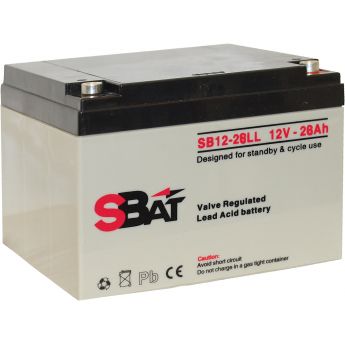 Επαναφορτιζόμενη Μπαταρία 12V 26Ah