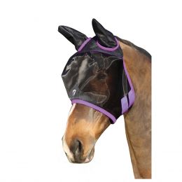 Mesh Half Mask with Ears Hy EQUESTRIAN